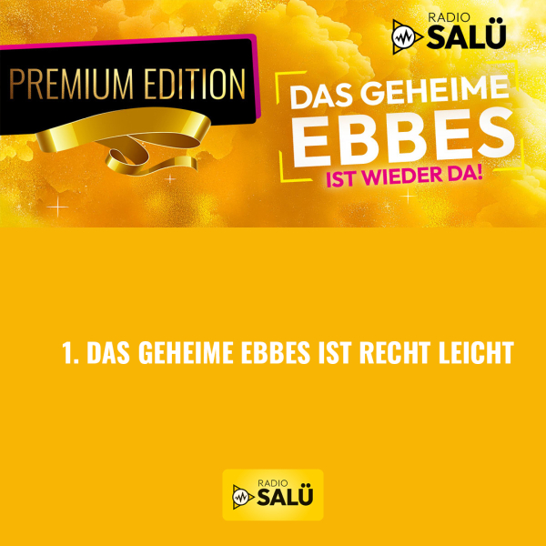 Das geheime Ebbes - Premium Edition am 10.10.